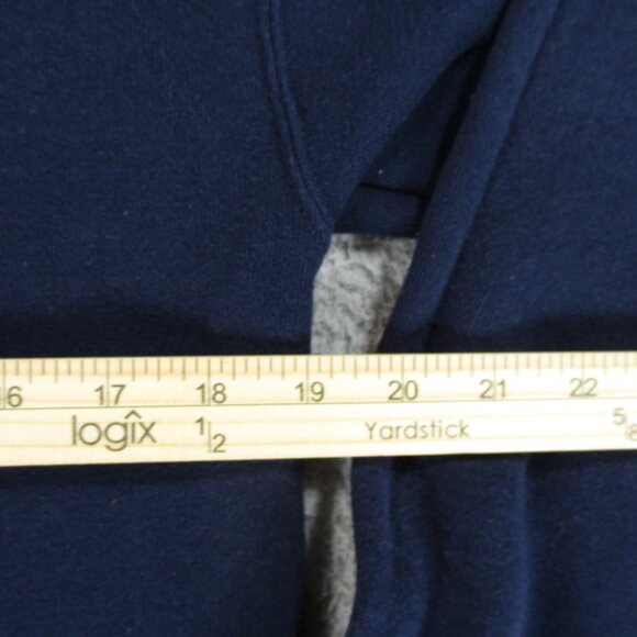 United States Navy Sweater Mens Small Blue Yellow Sweatshirt Made in USA - Picture 11 of 13